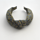 Classic Knot head band - Liberty of London Green Sweet Cherries - Ditsy print - Silk & Lawn