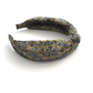 Classic Knot head band - Liberty of London Green Sweet Cherries - Ditsy print - Silk & Lawn