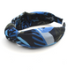 Classic Knot head band - Liberty of London Blue Memphis Trail Abstract Floral print - Silk & Lawn