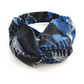 Twisted Turban Headband - Liberty of London Blue Memphis Trail Abstract Floral print - Silk & Lawn