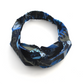 Twisted Turban Headband - Liberty of London Blue Memphis Trail Abstract Floral print - Silk & Lawn