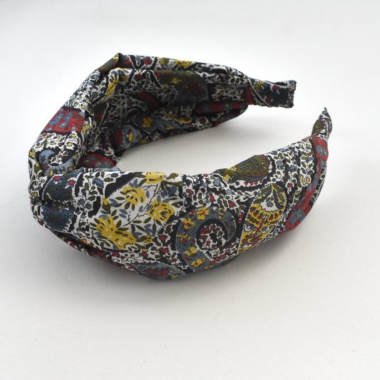 Twisted Alice Headband - Liberty of London Classic Paisley print