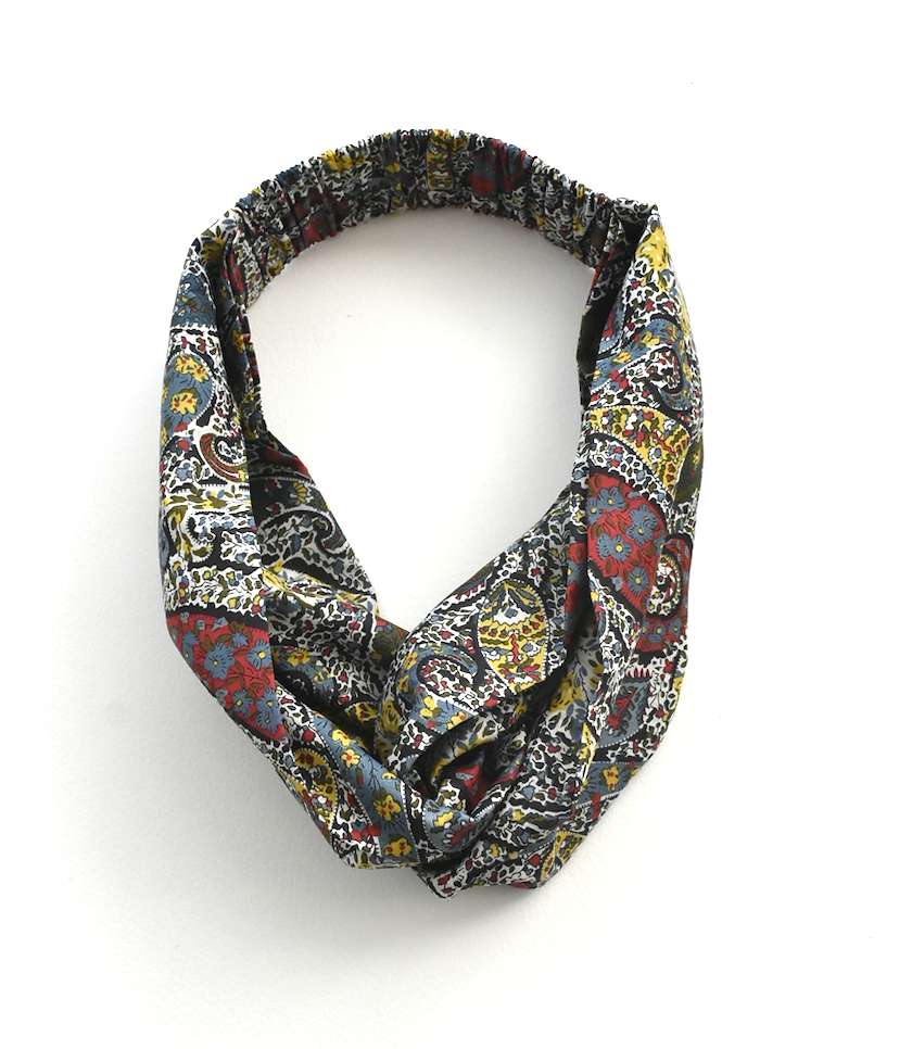 Twisted Turban Headband - Liberty of London Classic Paisley print