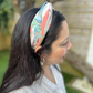 Classic Twist Alice Headband - Liberty of London Cactus print - Silk & Lawn
