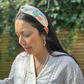 Classic Twist Alice Headband - Liberty of London Cactus print - Silk & Lawn