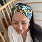 Twisted Turban Headband - Liberty Green Floral - Silk & Lawn