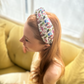 Twisted Alice Headband - Liberty of London Birds of Paradise print - Silk & Lawn