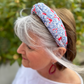Twisted Alice Headband - Liberty Matilda Tulip print - Silk & Lawn