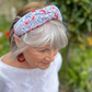 Twisted Alice Headband - Liberty Matilda Tulip print - Silk & Lawn