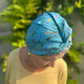 Little Susan Twisted Silk Turban & Head wrap - Liberty of London Meadow Floral Blue in Silk Crepe - Silk & Lawn