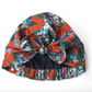 Ladies Turban Hat - Red Osterley Liberty print (MEDIUM) - Silk & Lawn