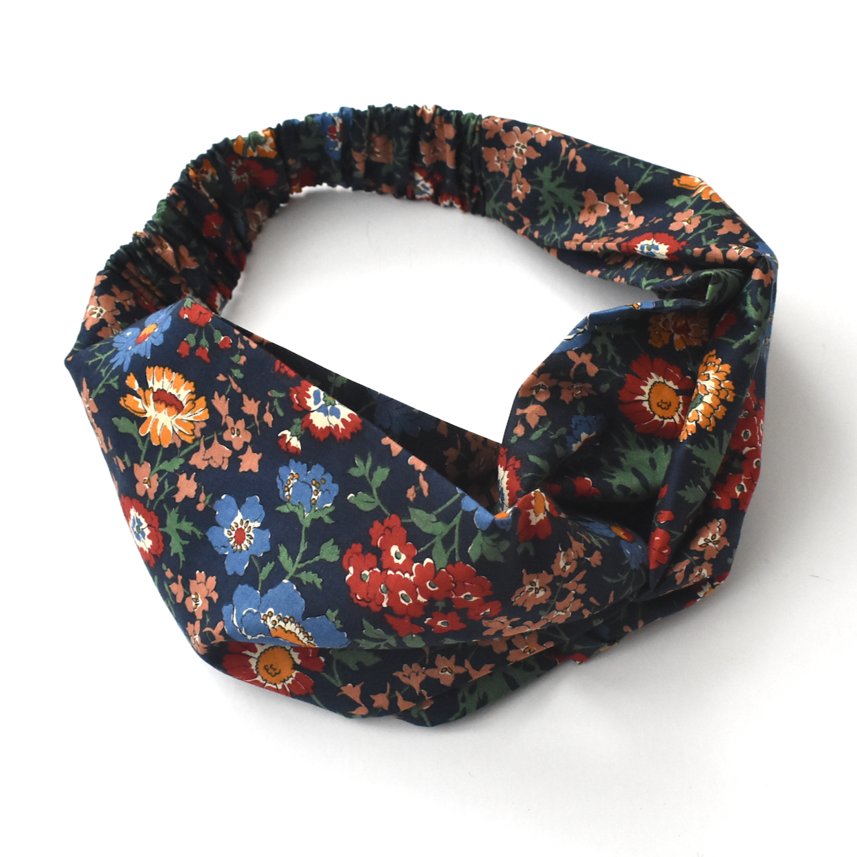 Twisted Turban Headband - Botanist Bloom Liberty print