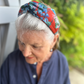 Twisted Alice Headband - Liberty of London Red Osterley print - Silk & Lawn