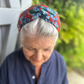 Twisted Alice Headband - Liberty of London Red Osterley print - Silk & Lawn