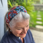 Twisted Alice Headband - Liberty of London Red Osterley print - Silk & Lawn