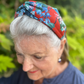 Twisted Alice Headband - Liberty of London Red Osterley print - Silk & Lawn