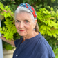 Twisted Alice Headband - Liberty of London Red Osterley print - Silk & Lawn