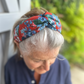 Twisted Alice Headband - Liberty of London Red Osterley print - Silk & Lawn