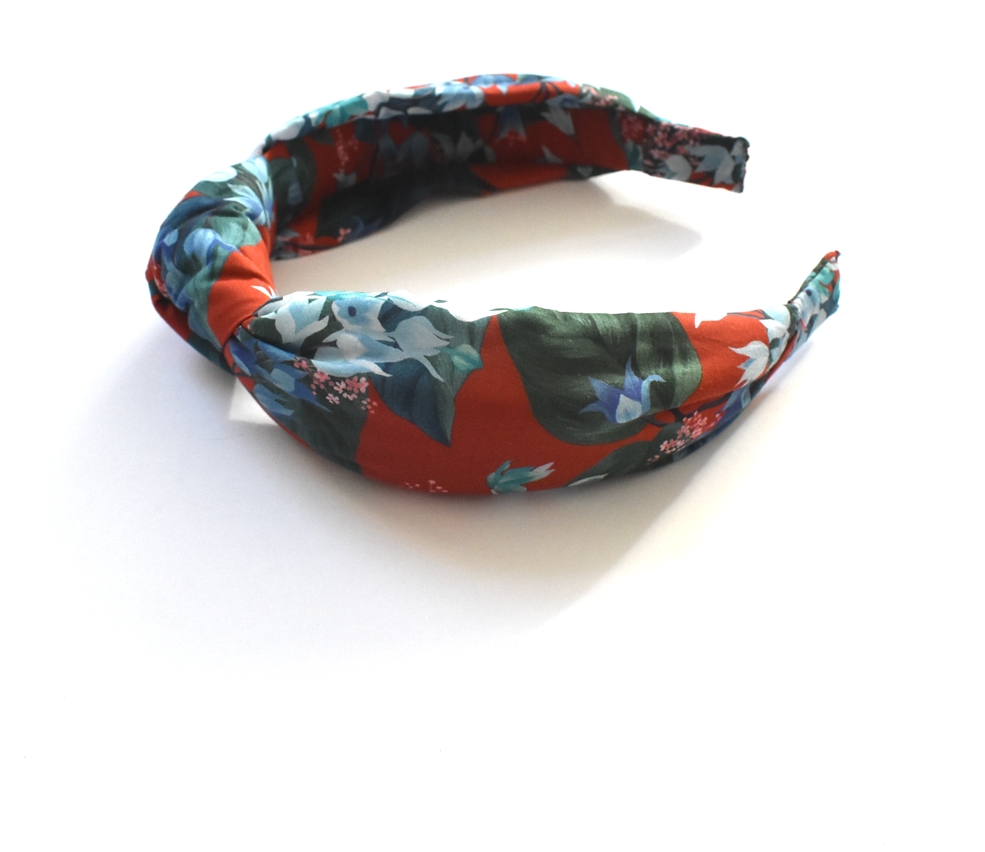 Classic Knot head band - Liberty of London Red Osterley