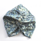 Little Susan Turban Hat - Blue Thorpe Floral Liberty of London - Silk & Lawn