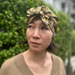 Ladies Turban Hat - Woodland Canopy A Liberty Odyssey print (MEDIUM) - Silk & Lawn