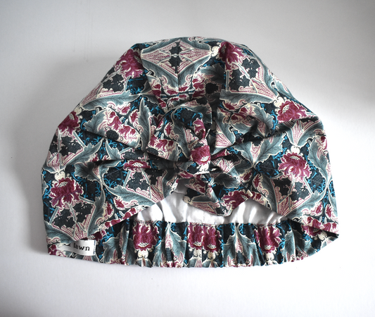 Ladies Turban Hat - Liberty of London Classic Peonie print