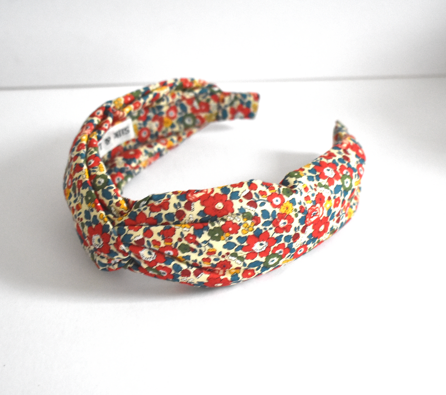 Twisted Alice Headband - Liberty of London Betsy Ann in Red print