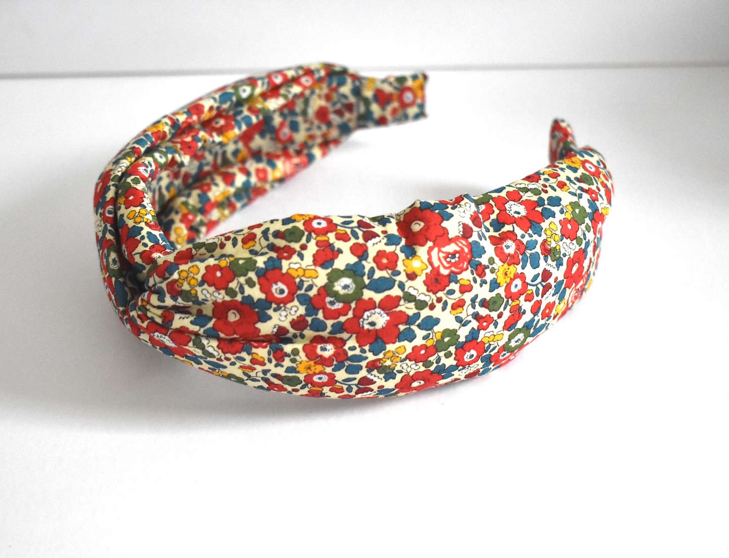 Twisted Alice Headband - Liberty of London Betsy Ann in Red print