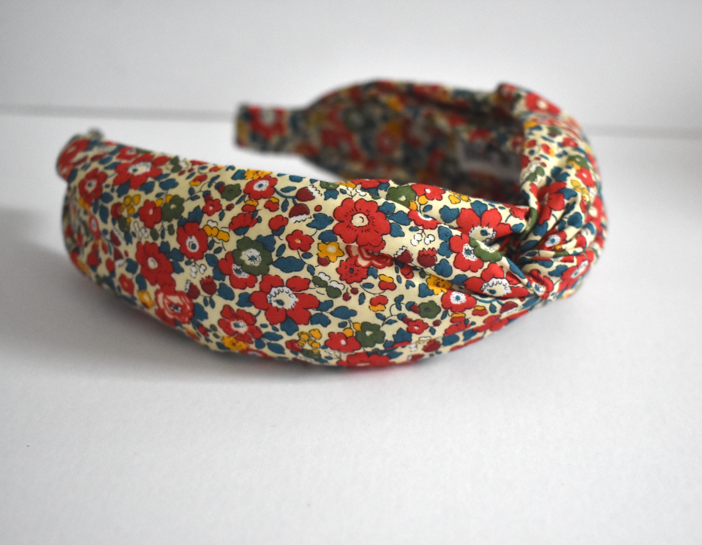 Twisted Alice Headband - Liberty of London Betsy Ann in Red print