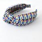 Silk Alice band - Graphic Liberty of London Artist Silk  - Twisted or Knot - Silk & Lawn