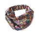 Silk Twisted Turban hairband and neck scarf in Liberty of London Jewel Silk Satin - 100% silk (MEDIUM) - Silk & Lawn