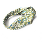 Twisted Turban Headband - Liberty of London Green Mitsi print (MEDIUM) - Silk & Lawn