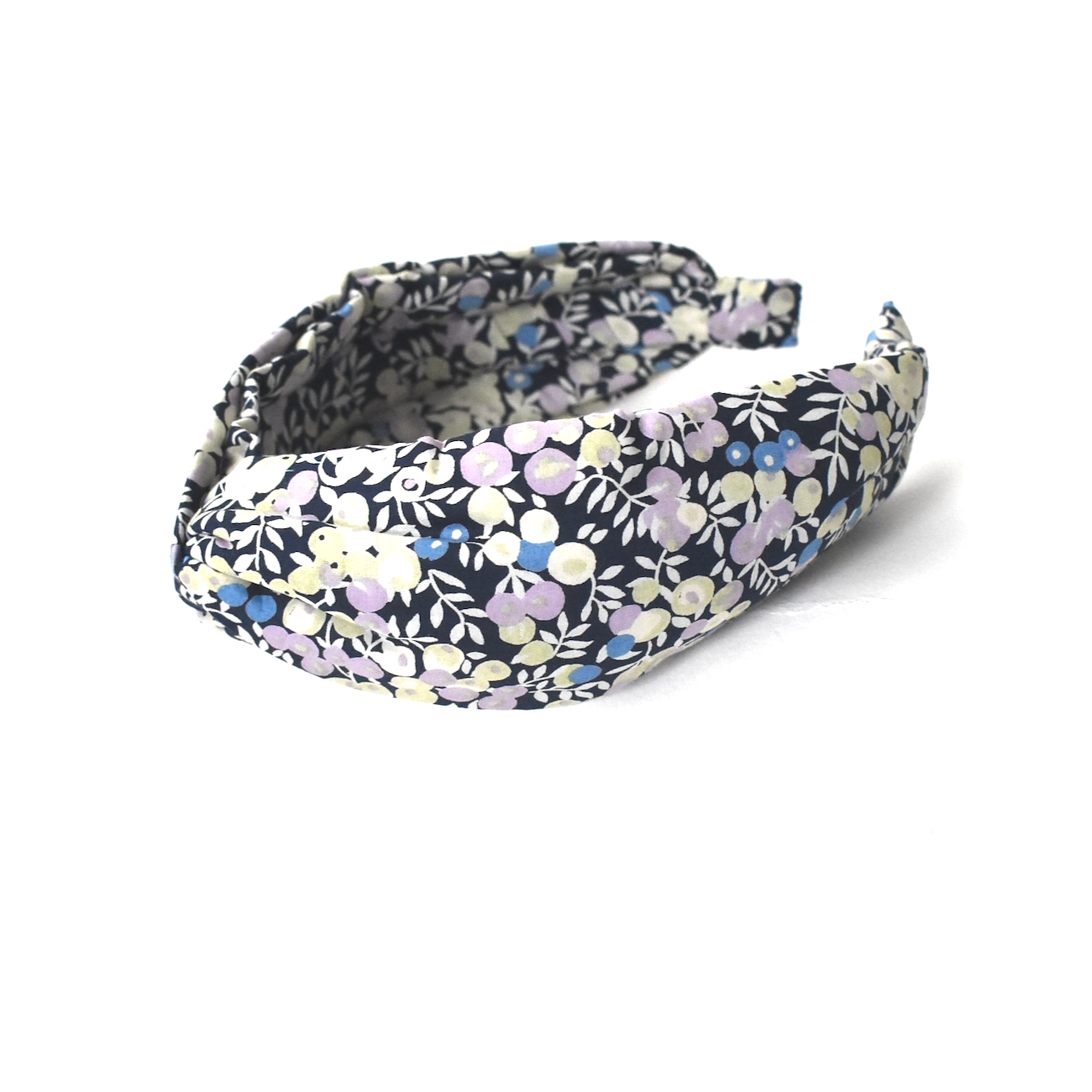 Twisted Alice Headband - Liberty of London Purple Wiltshire