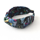 Luxury Silk Twill Twisted or Knot Alice band in Liberty of London Birds in blue - Silk & Lawn
