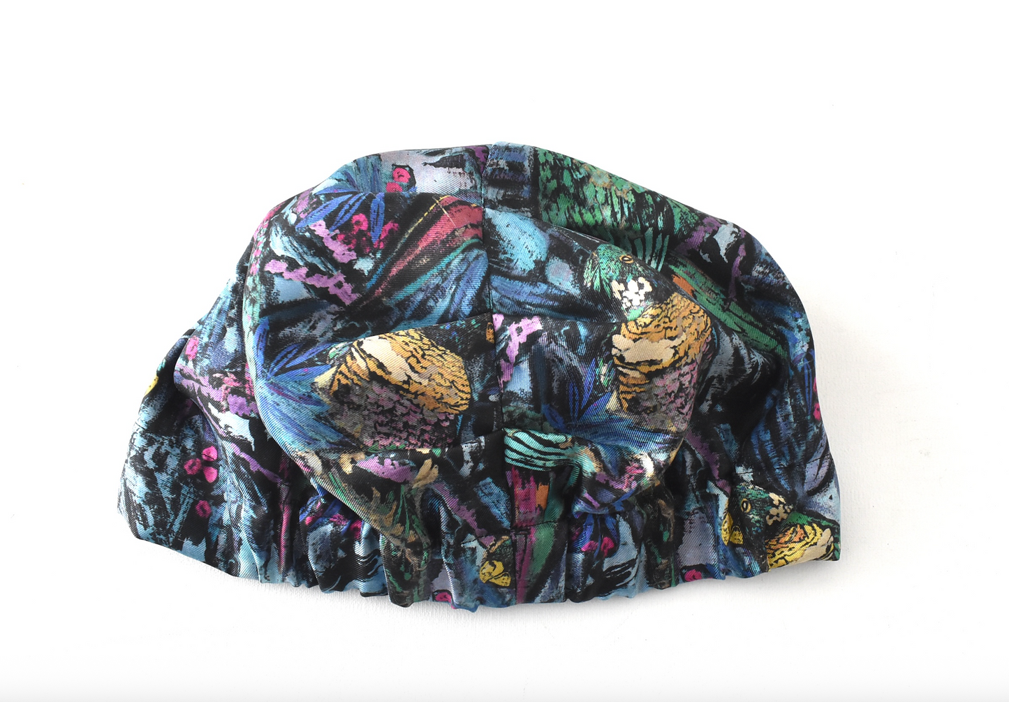 Luxury Silk Turban & Head wrap - Liberty of London Artist Birds printed silk twill