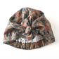 Ladies Turban Hat - Brown Winter Ilanthe William Morris Liberty of London - Silk & Lawn