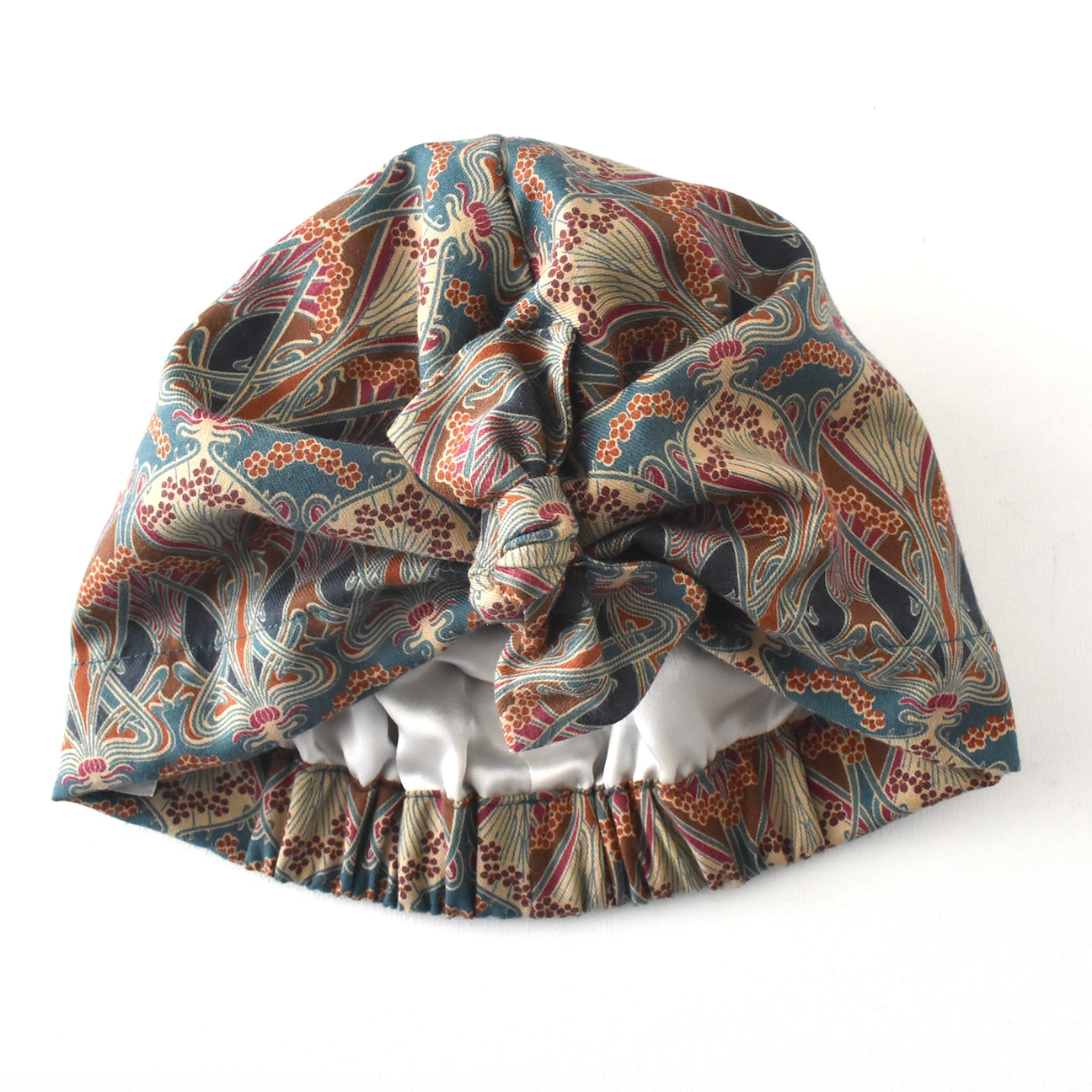 Ladies Turban Hat - Brown Winter Ilanthe William Morris Liberty of London