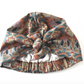 Ladies Turban Hat - Brown Winter Ilanthe William Morris Liberty of London - Silk & Lawn
