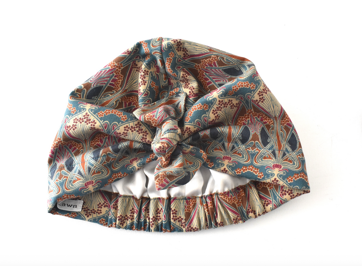 Ladies Turban Hat - Brown Winter Ilanthe William Morris Liberty of London