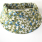 Sun Visor in Liberty of London Green Mitsi print - Silk & Lawn