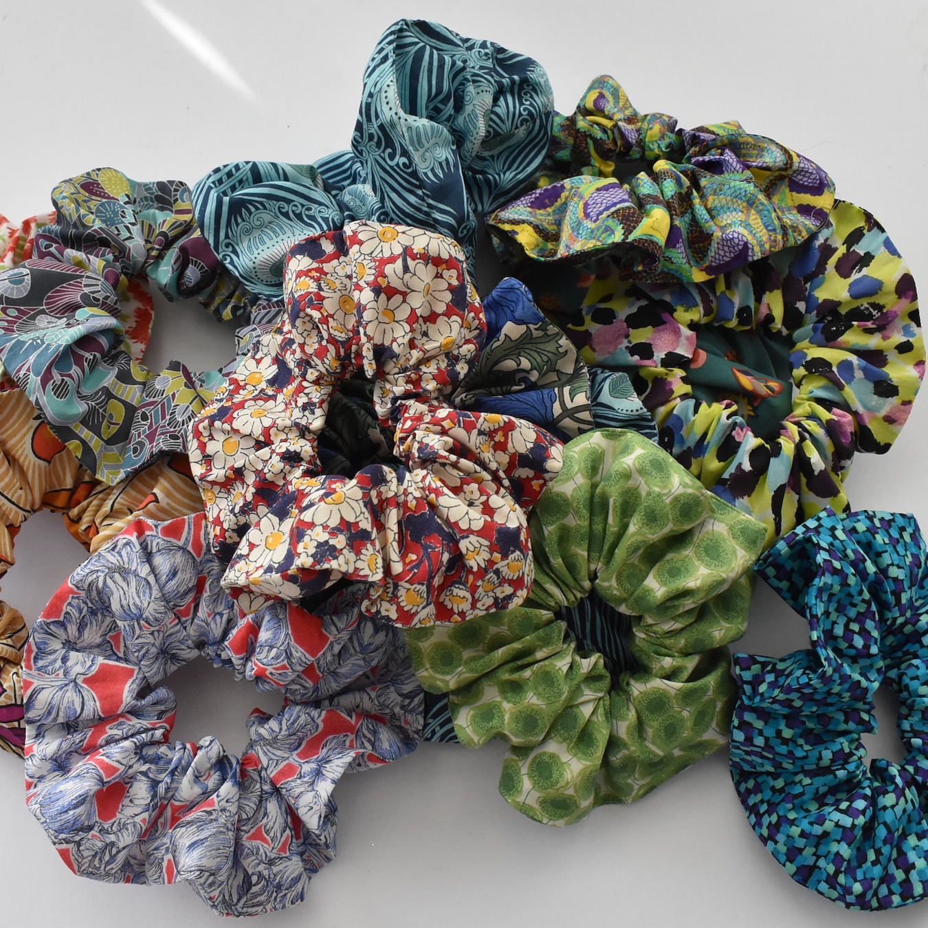 Scrunchies - Various Liberty Prints  - 100% Tana Lawn Cotton 5cm (MINI)