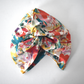 Little Susan Turban Hat - Nine Elms Liberty in Love - heart print - Silk & Lawn