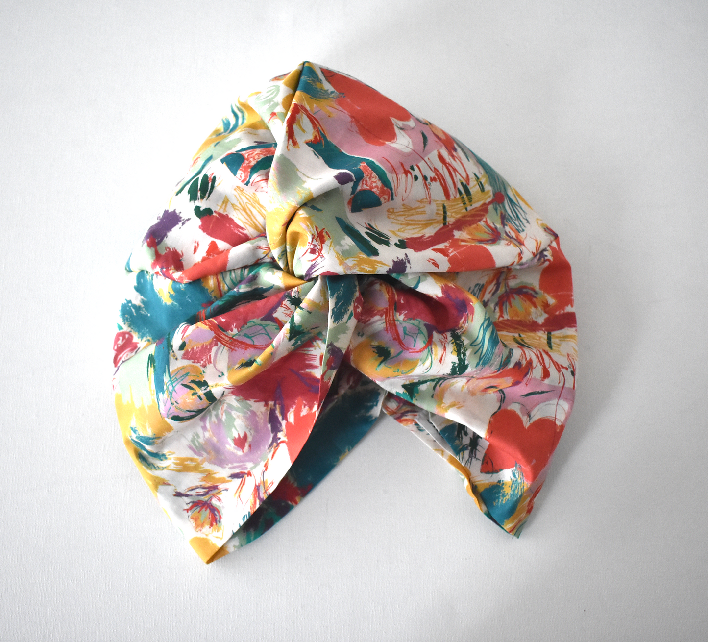 Little Susan Turban Hat - Liberty in Love - heart print