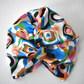 Little Susan Twisted Silk Turban & Head wrap - Liberty of London Ordinance - Pucci style print Belgravia Silk Satin - Silk & Lawn