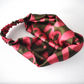 Silk Twisted Turban hairband and neck scarf in Hot Pink Cupid's Bow Liberty print- 100% Belgravia Silk Satin - Silk & Lawn