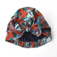 Ladies Turban Hat - Red Osterley Liberty print (MEDIUM) - Silk & Lawn