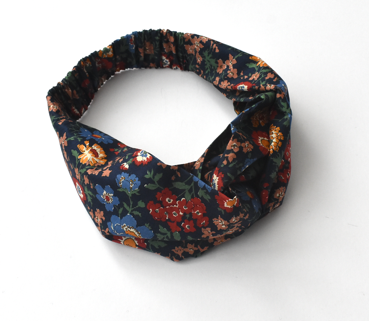 Twisted Turban Headband - Botanist Bloom Liberty print