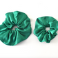 Silk Scrunchies - Various Plain Colours  - 100% Mulberry Silk - Silk & Lawn
