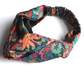 Twisted Turban Headband - Liberty of London Pineapple Paisley - Silk & Lawn