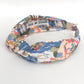 Twisted or Knot Alice band in Going For Gold Liberty of London Tana Lawn cotton - Silk & Lawn